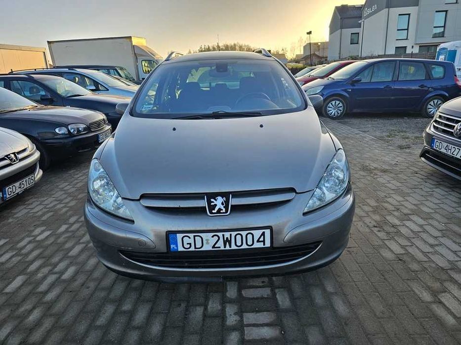 Peugeot 307SW/2004r/2.0diesel/136KM/opłaty aktualne/7osobowy