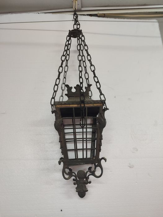 Lanterna de suspensão bronze