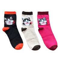 Стрейчові жіночі шкарпетки . Носки женские с котами