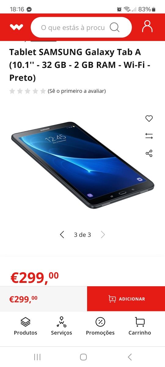 Tablet Samsung GALAXY TAB A