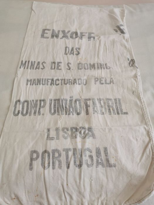 Saco antigo de transporte produtos quimicos