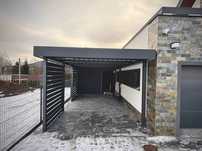 Nowoczesna wiata samochodowa, garaż, carport