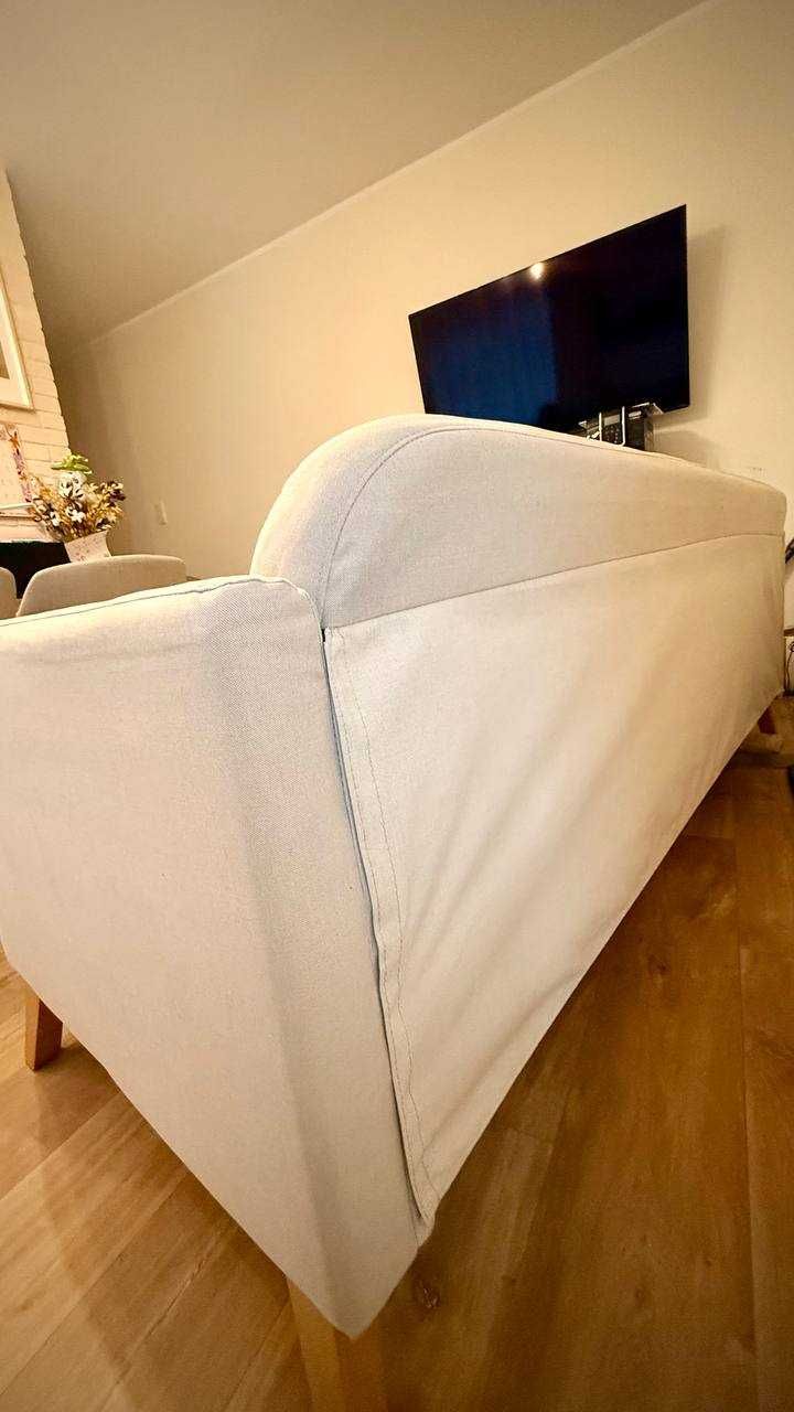 Kanapa / Sofa 3-osobowa, beżowa, IKEA, LINANÄS
