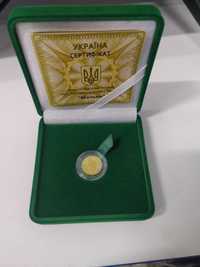 Золота монета "Мальва" 2 гривні 2012 р.