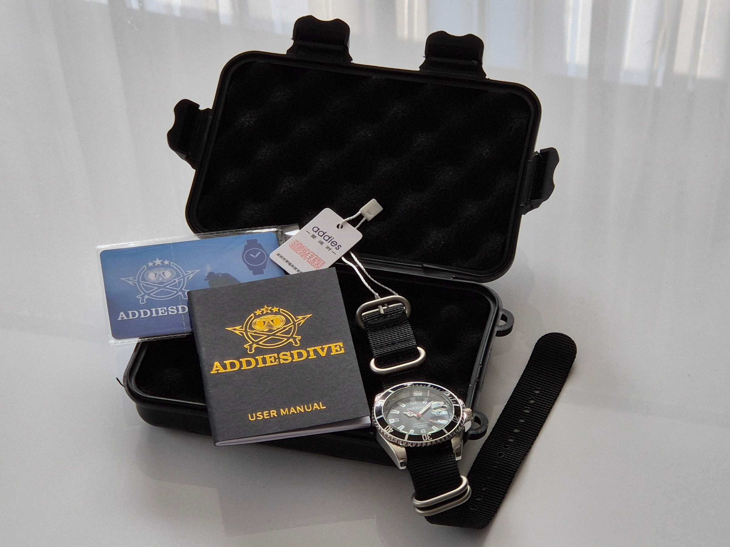 Wojskowy zegarek Addiesdive MY-1803 (Miyota 2115)
