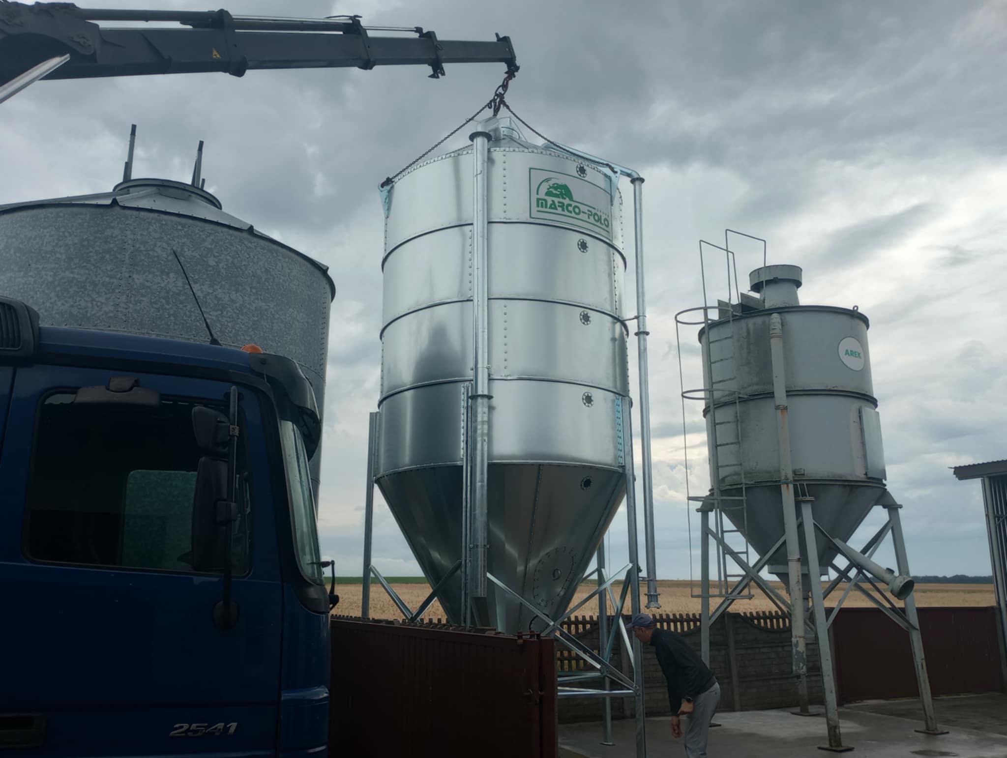 Silos 30t 38t 25t 20t 15t 12t silosy zbiornik zbożowy NOWY Marco-Polo