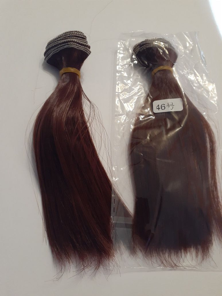 Трессы волосы для кукол 15см/1м. Цена за 1 шт..