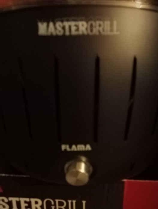 Grelhador  Sem Fumo Mastergrill Flama preto como novo Espectacular