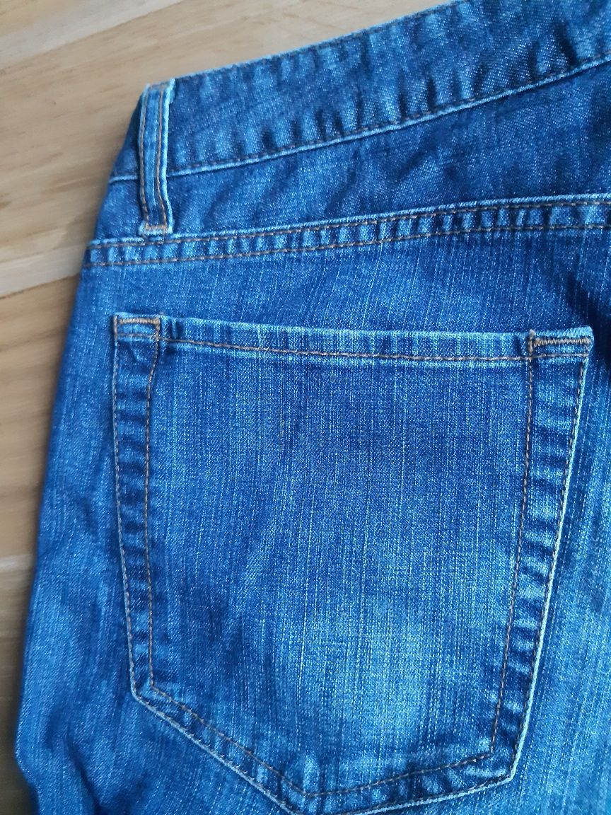 H & M zgrabne spodnie miękki denim blue r L i 42