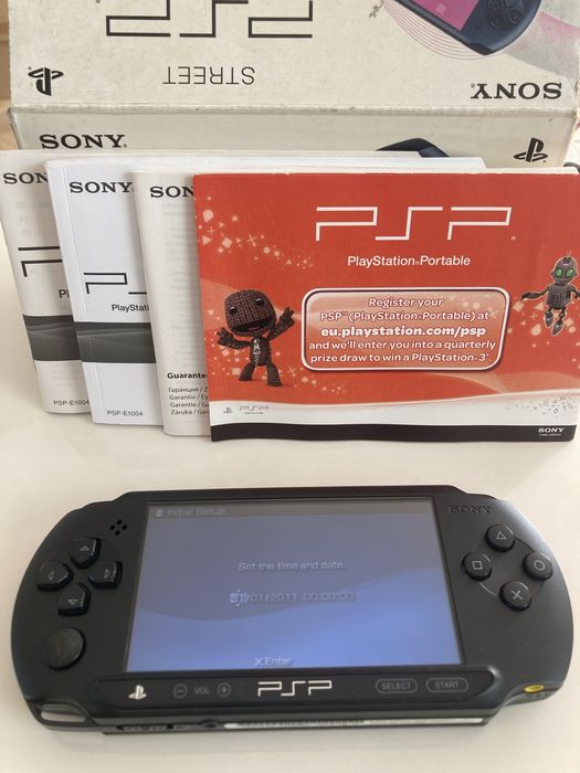 Konsola PSP  czarny mat – SUPER komplet