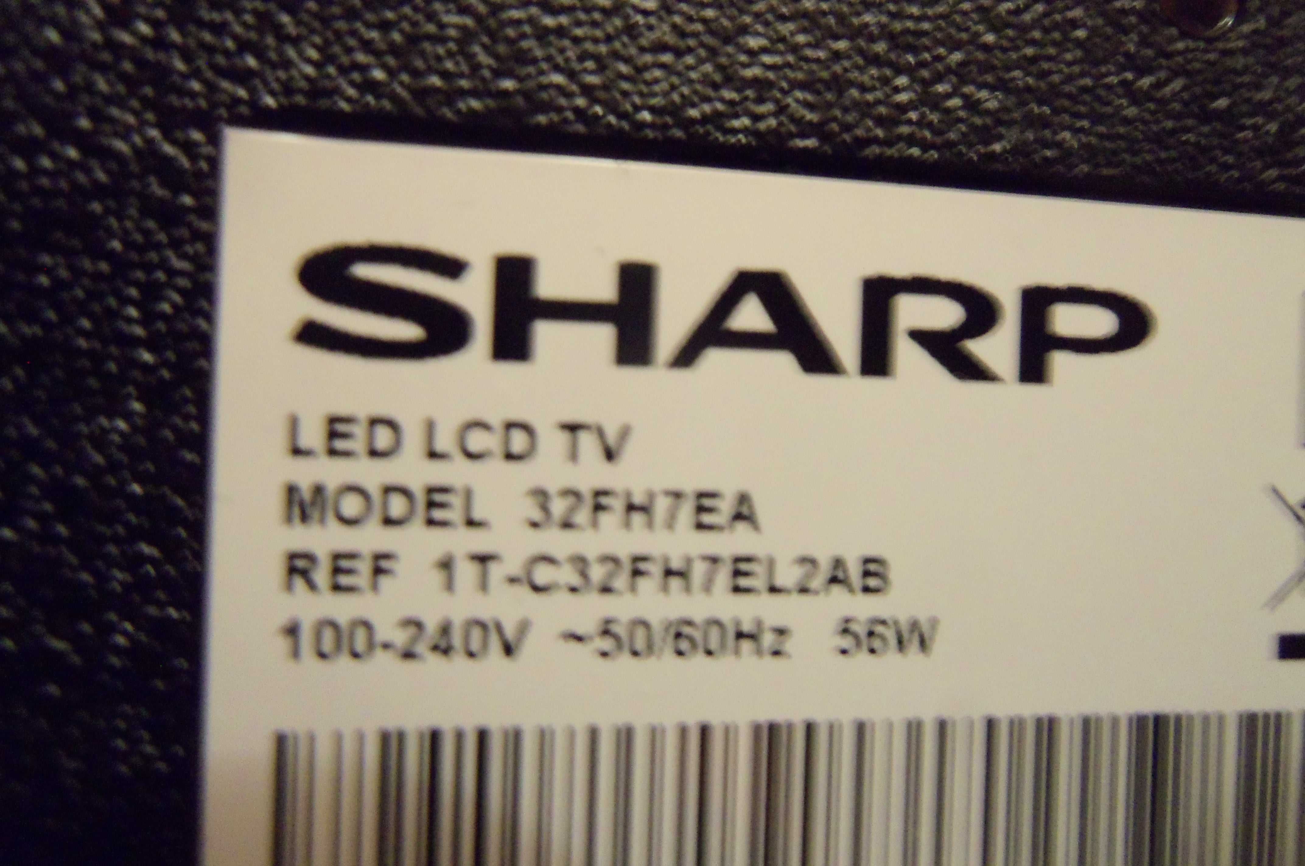Sharp 32 cale, SMART,WIFI, dvb-t2 h.265,USB,HDMI, pilot, NA GWARANCJI.