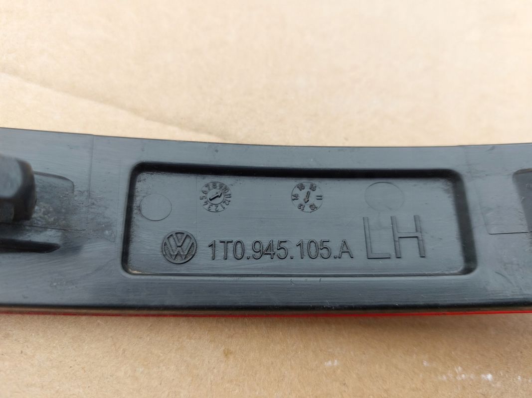 Vw Touran I Lift Odblask Zderzaka Lewy Tył 1ta Oryginał 07-10r