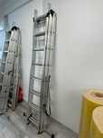 Escada de alumínio tripla 3x8 degraus Hailo