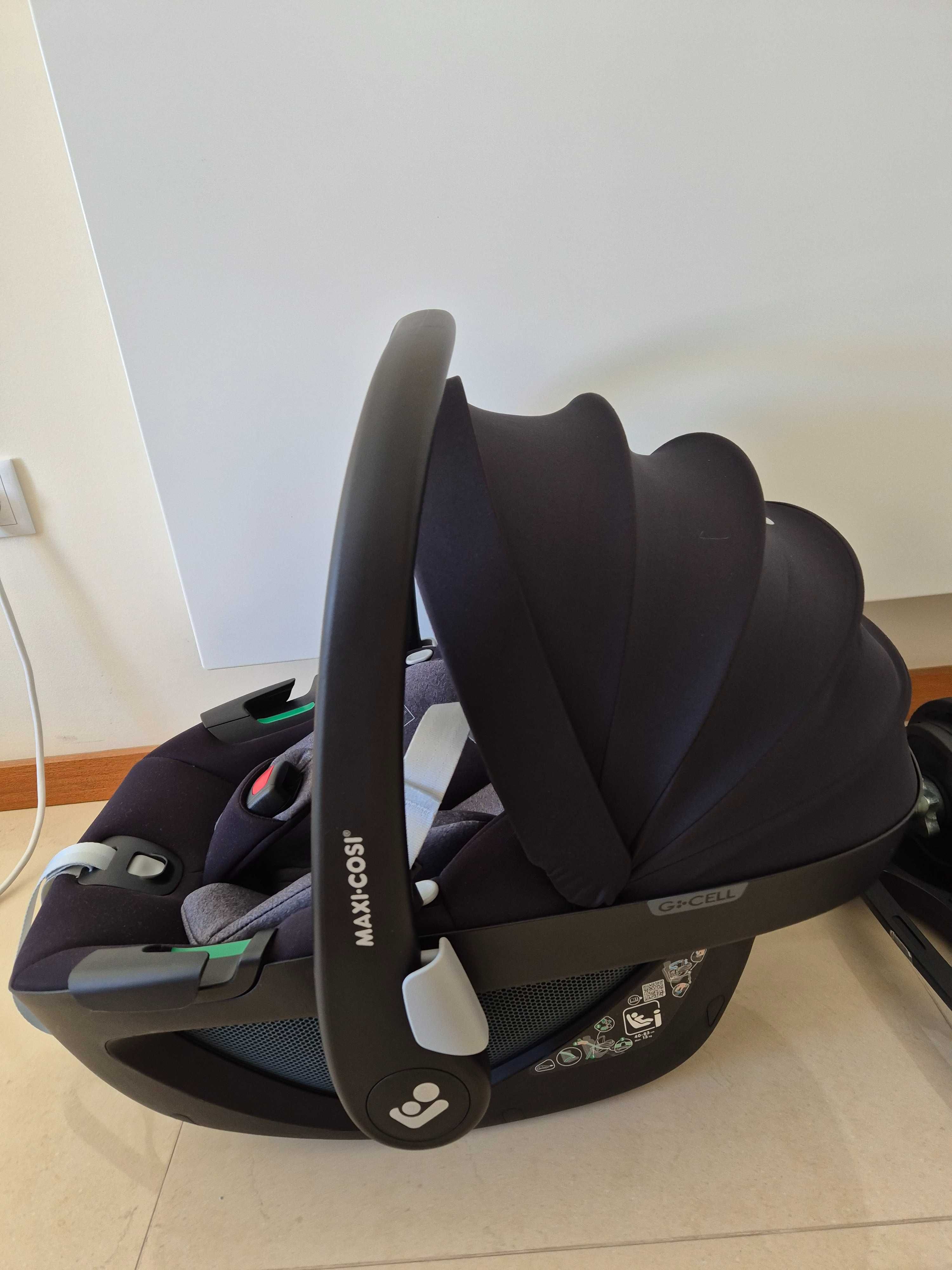 Cadeira Maxi Cosy 360 + isofix + adaptadores