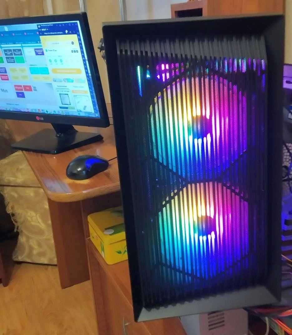 Топовый Игровой компьютер Ryzen 5 3600\5500(12потоков)GTX1660S/SSD500