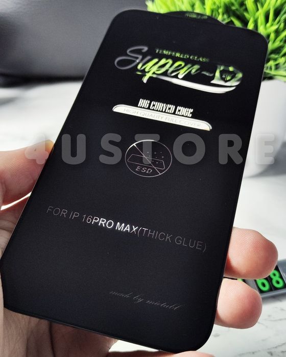 Защитное стекло Mietubl на iPhone 16 Pro Max прочное качественное скло
