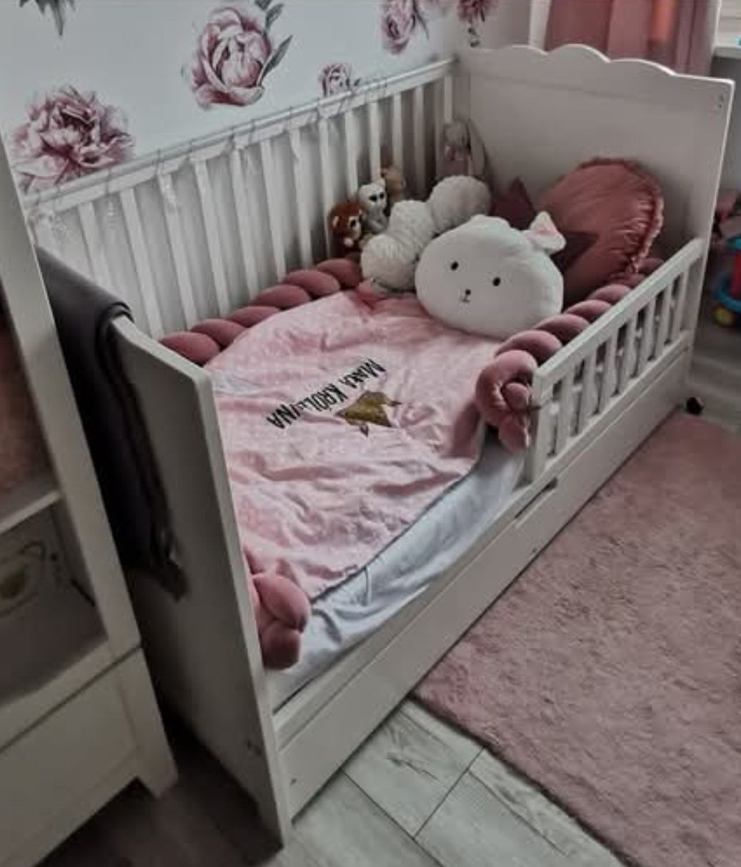 Łóżeczko 2w1 Klupś Marsell