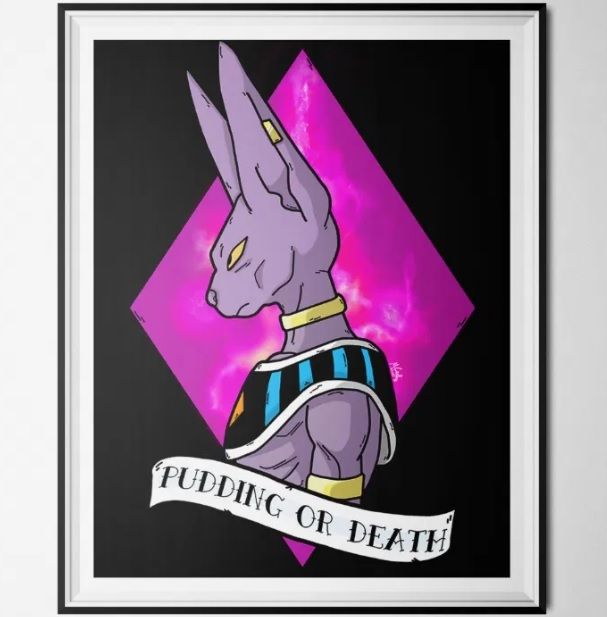 Ilustrações: Beerus x Vegetto - Dragon Ball