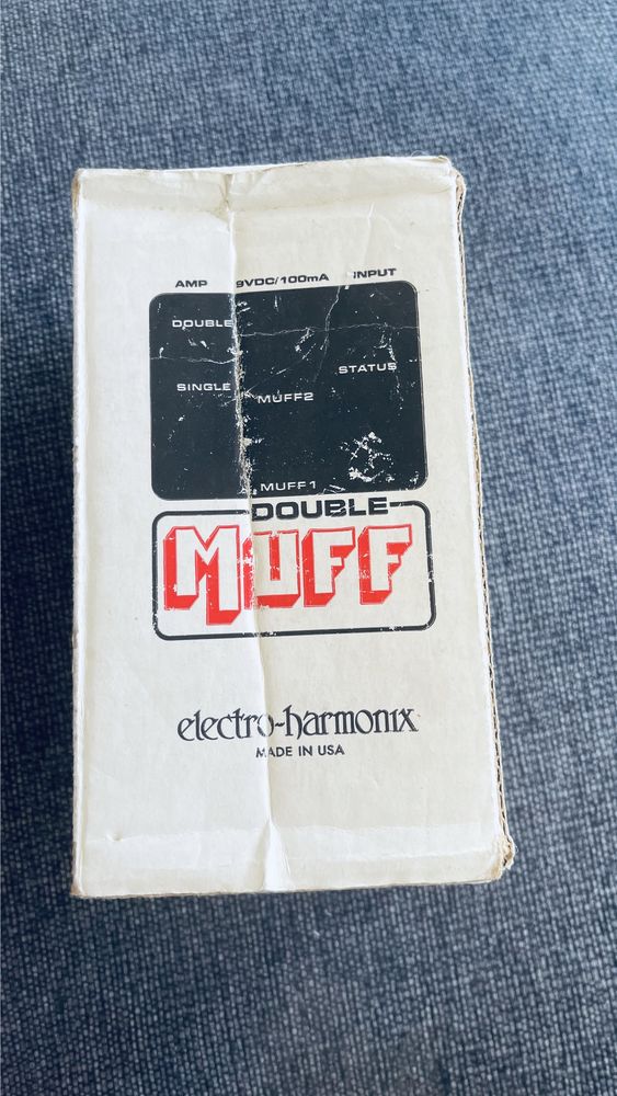 Electro-Harmonix DOUBLE MUFF Fuzz Guitar Effects Pedal