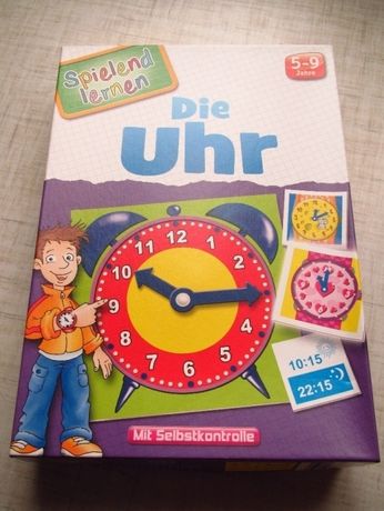Новая настольная немецкая игра Die Uhr mit Selbstkontrolle