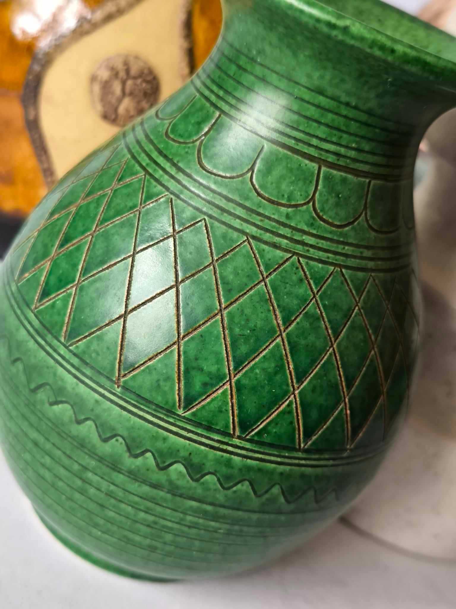 Stara ceramika niemiecka wazon Wilhelm Kagel GP Design lata 50'