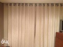 Cortinado de quarto + ferragens ( varão )