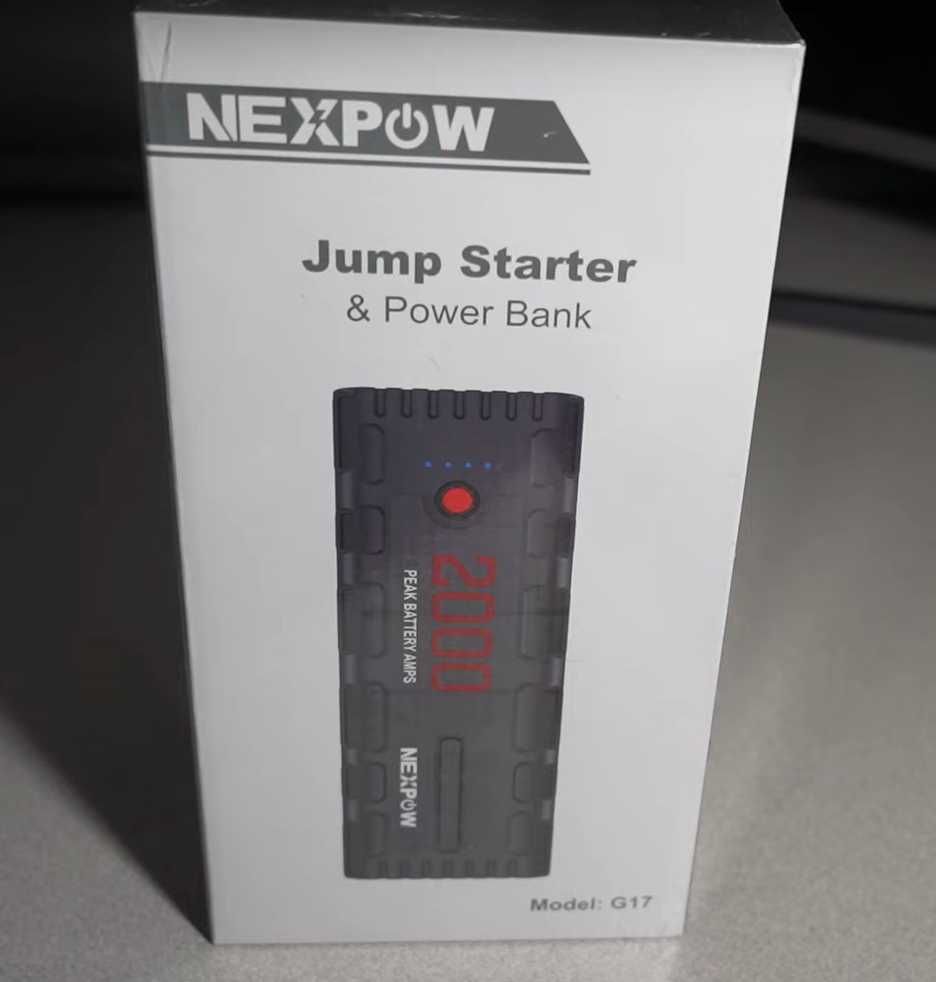 Пусковий пристрій бустер NEXPOW G17 Car Jump Starter 2000A 18000mAh