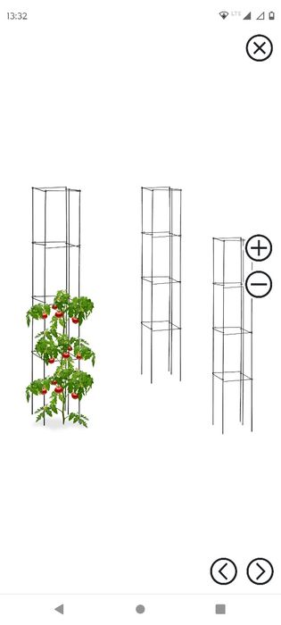 Pergola kolumnowa 3szt. obelisk 120cm