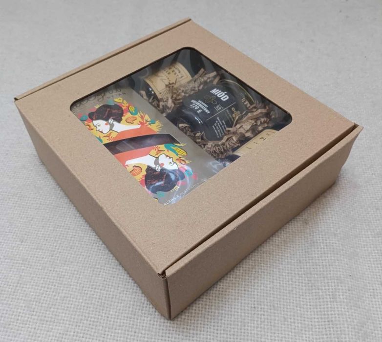 Zestaw Prezentowy 2xŚwieca Sojowa 120+Miód W.220g+CZPK