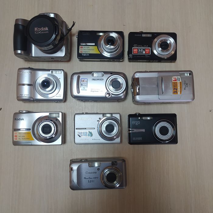 Фотоаппараты Canon, Olympus, Kodak и другие на разборку