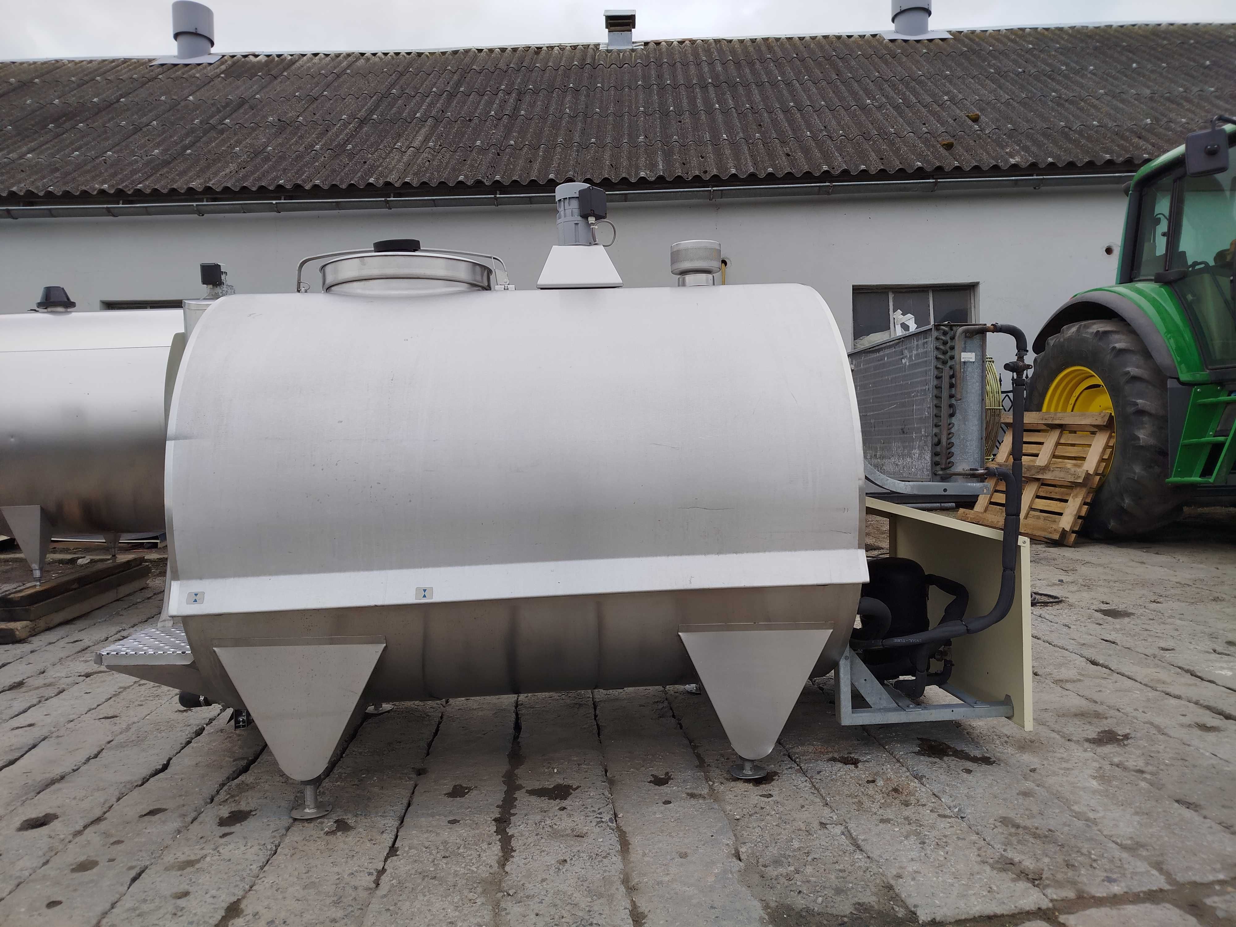 Schładzalnik , zbiornik do mleka na mleko Westfalia Expert 1450 l .