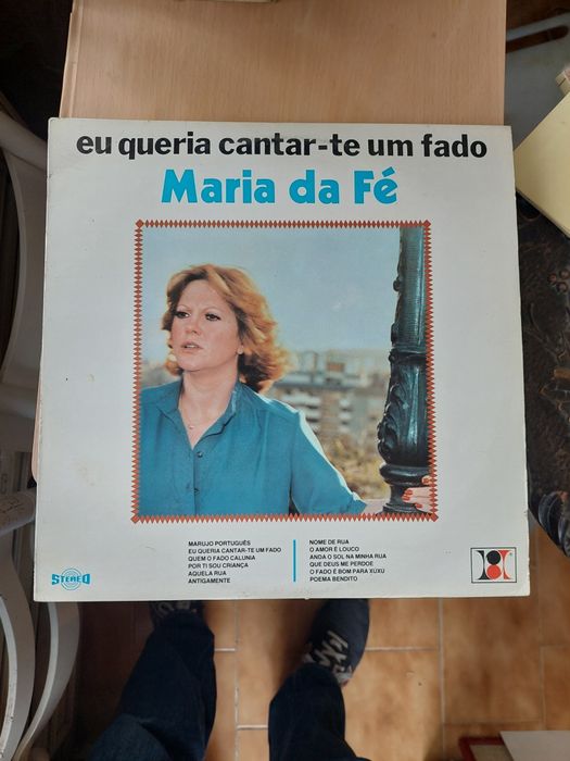 MARIA da Fé LP como novo eu queria cantar te um fado