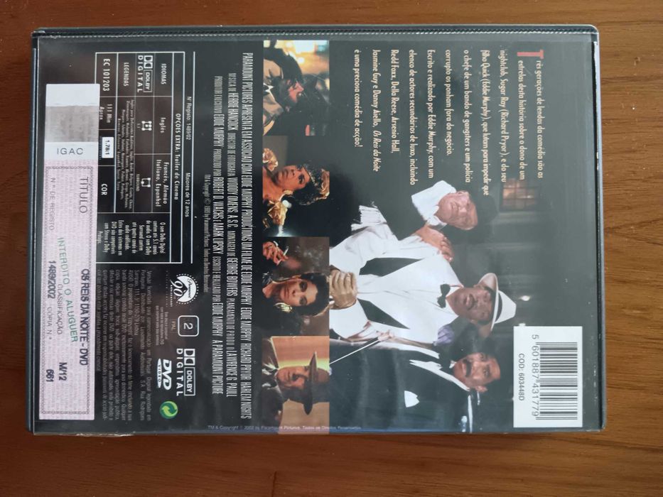 filme dvd original - os reis da noite