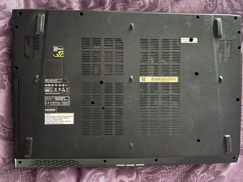 Ноутбук MSI-NL. Eindhoven 8708 8602 BR Son