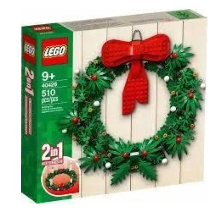 LEGO 40426 ŚWIĘTA PREZENT wieniec adwentowy 2 w 1