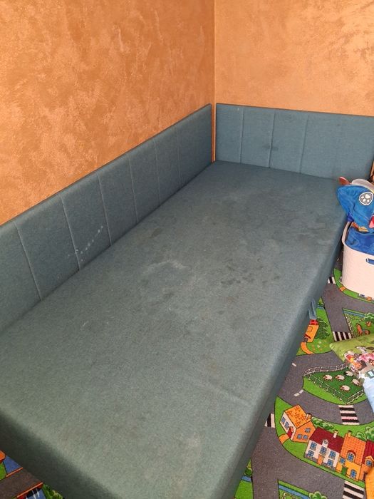 Sofa Łóżko  dziecięce niebieskie