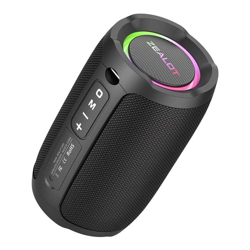 Портативна бездротова колонка Zealot S49 IP67 Блютуз V5.0, звук у Hi-F