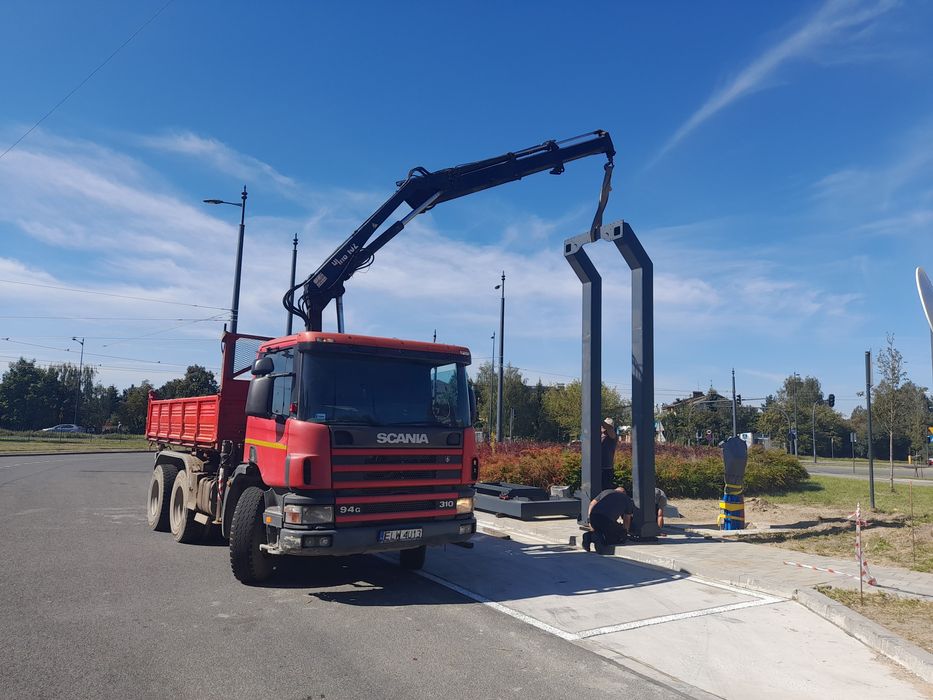 Wywóz gruzu, ziemi. Sprzedaż piachu, kruszyw, betonu. Usługi dźwig HDS