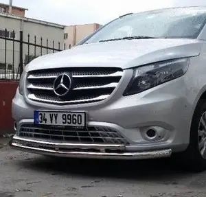Кенгурятник Mercedes Vito 638 639 447 бокові пороги труби захист