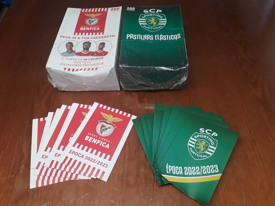 Caixa de cromos 2022/2023 ( Pastilhas elásticas )