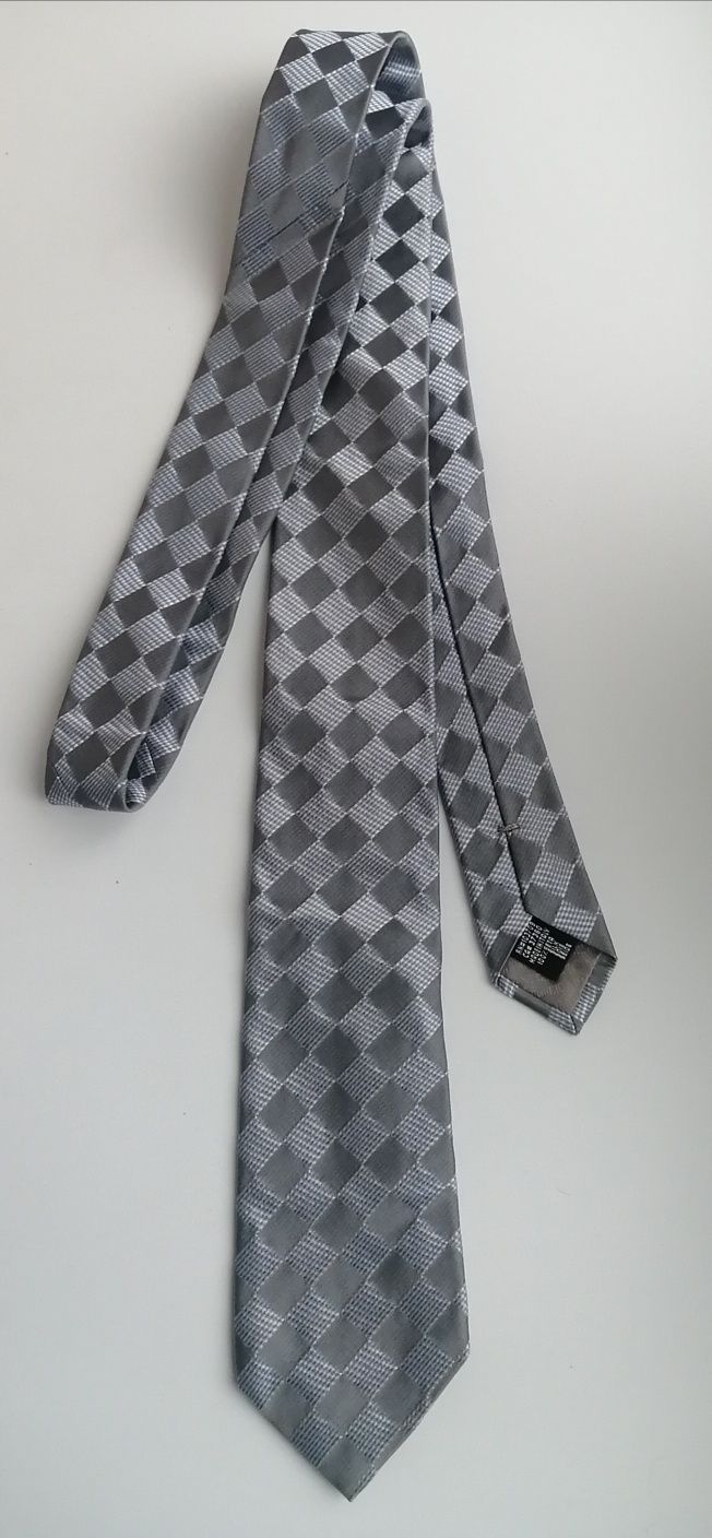Галстук Giorgio Armani оригинал шёлковый краватка серая сіра Армани