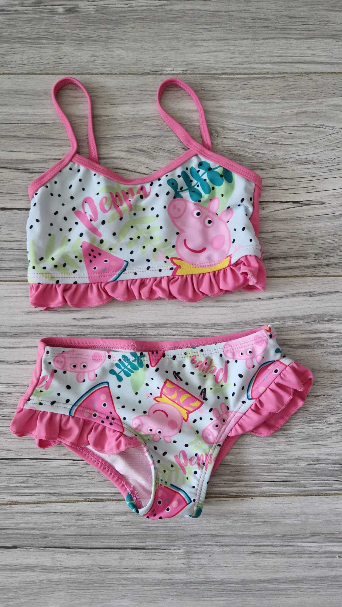 Strój kąpielowy- bikini dziewczynka PEPPA PIG r. 92