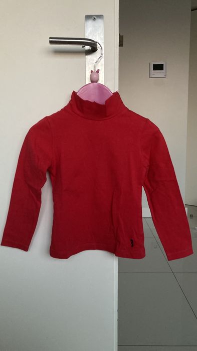 Camisola meia gola Lanidor, vermelha, 4 anos