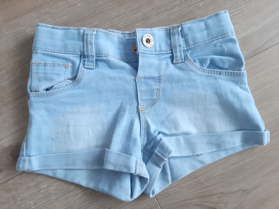 Denim Co. spodenki jeansowe jeans niebieskie 3-4 latka rozmiar 104