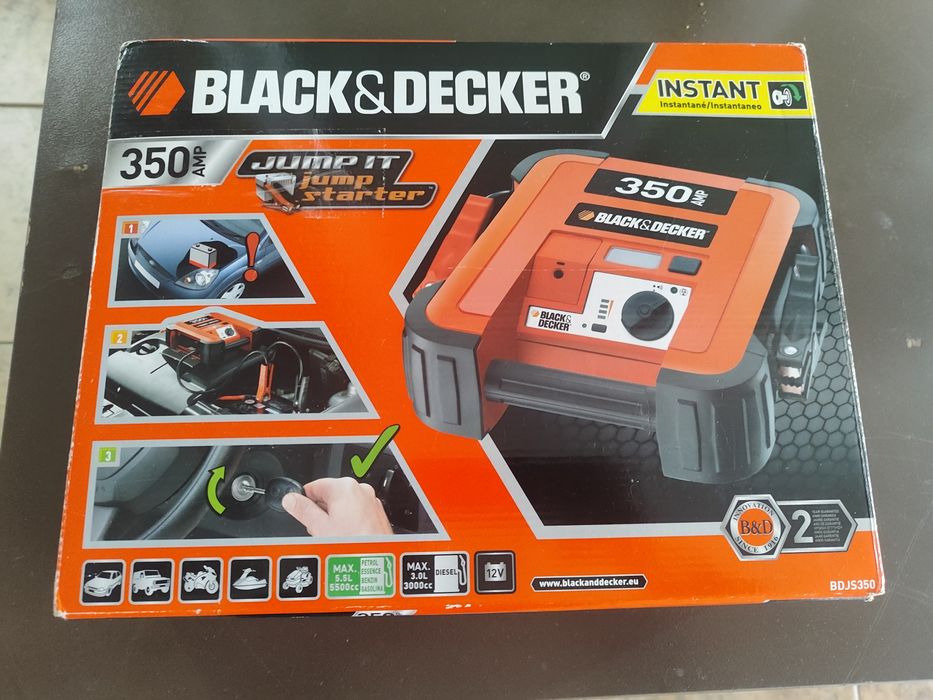 Пуско зарядний пристрій Black Decker  bdjs350-qw