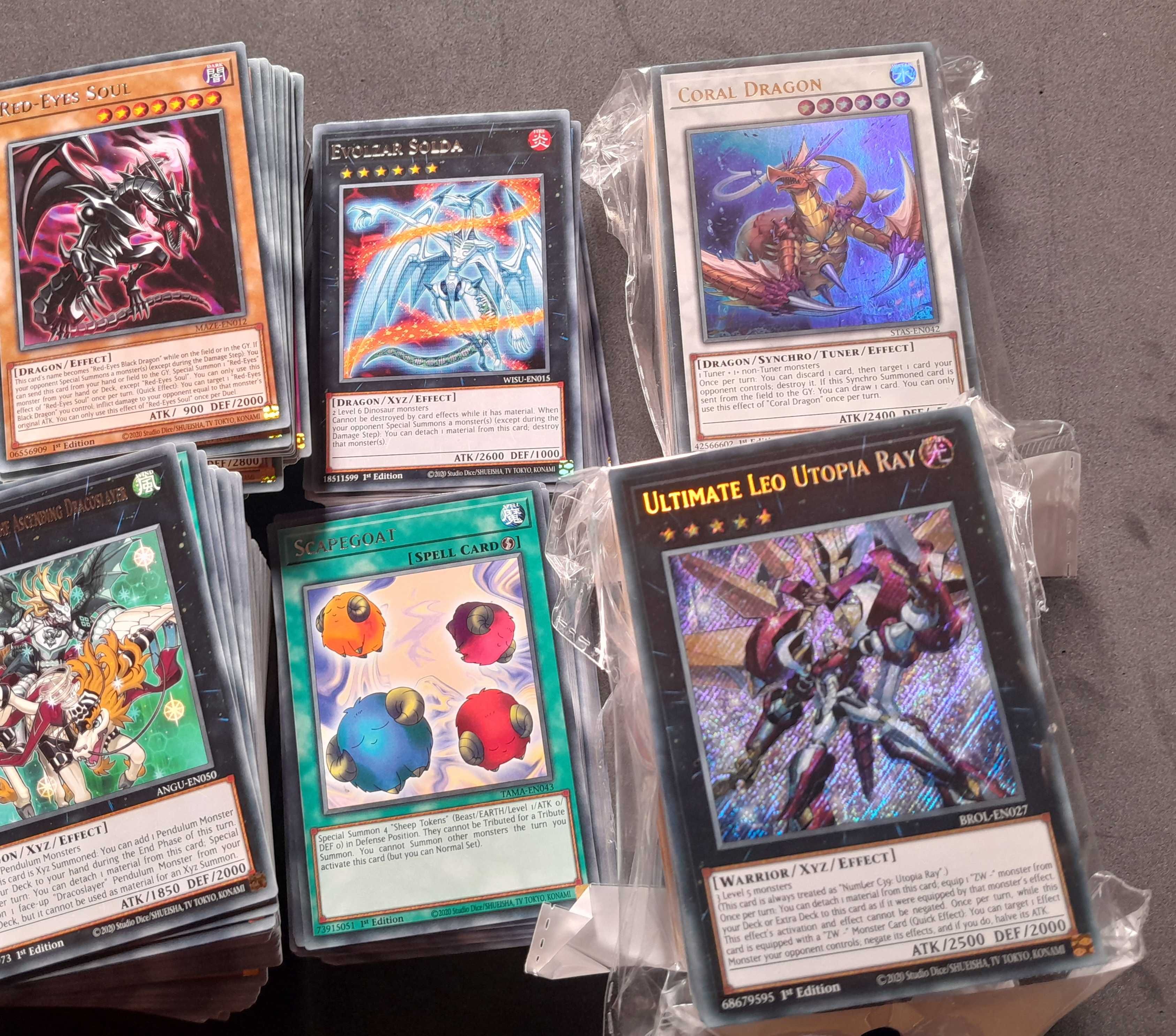 Yu-Gi-Oh- 700 Rares+400 S/U/S Rares