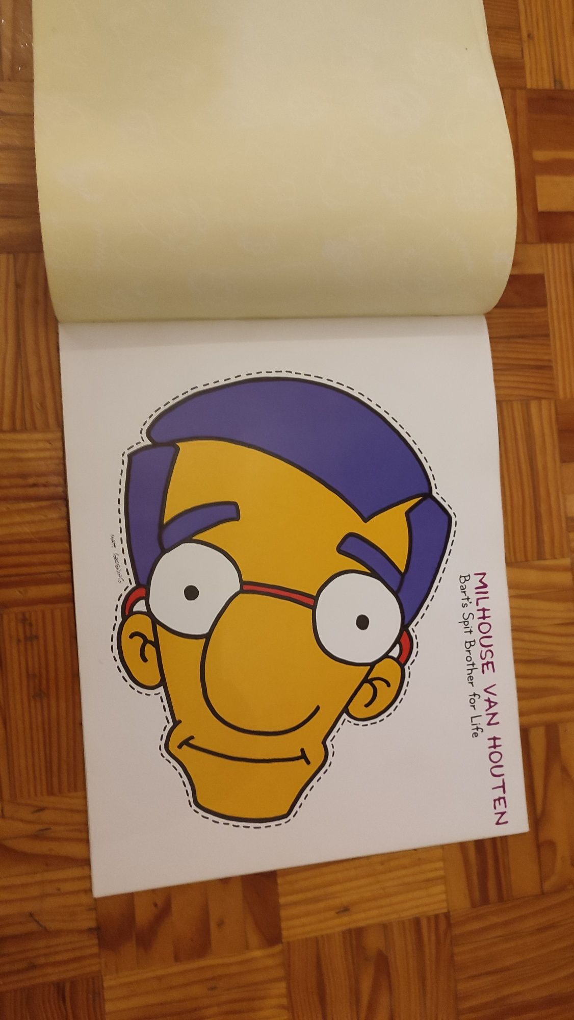 Livro Máscaras Simpsons