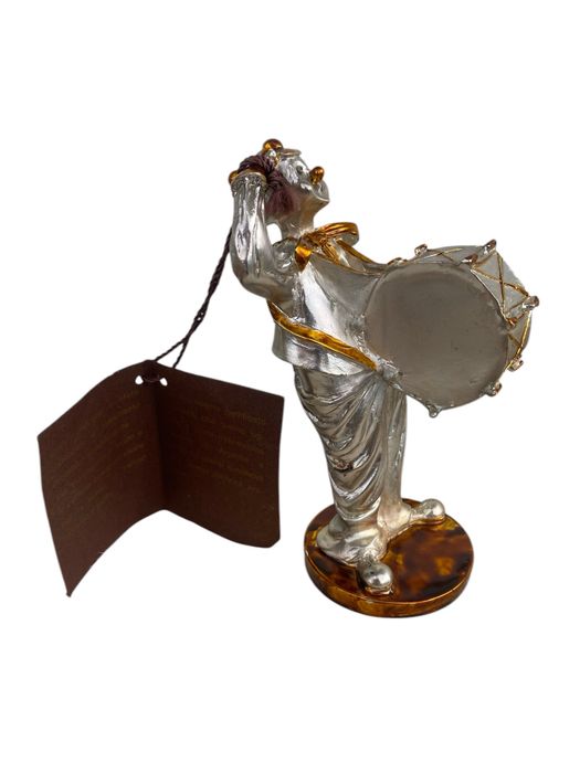 Estatueta de Palhaço Revestido a Prata 925
