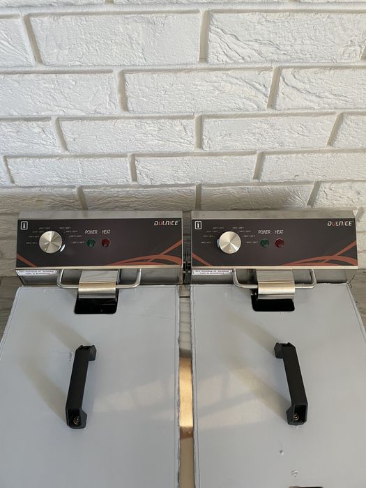 Dulnice Frytkownica Gastronomiczna 16L podwójna 2x3000W