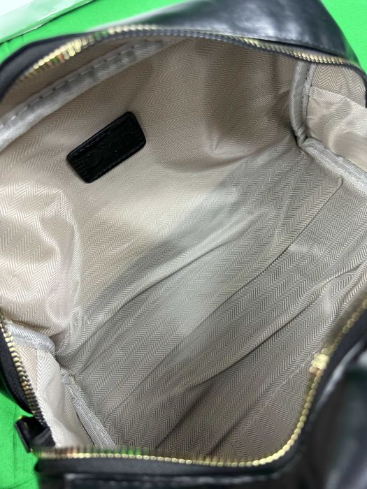 Torebka damska Christian Dior torba listonoszka pasek kuferek czarny